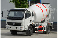 Camión concreto del lote de Dongfeng, camiones móviles del mezclador de cemento de la capacidad 4m3