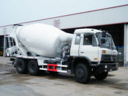 Camiones de mezcla del transporte del hormigón de Dongfeng, 6x4 10 camión del mezclador de cemento del cubo de la rueda 9
