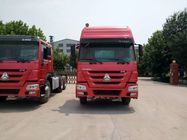 China Color rojo del camión del tractor remolque del camión LHD RHD 375HP 6X4 del motor de SINOTRUCK fábrica