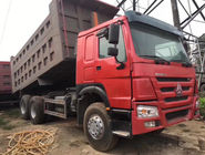China HOWO A7 utilizó los camiones volquete 375 HP 8900*2600*3450 milímetro con Max. Speed 75 kilómetros por hora compañía