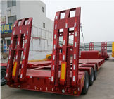 China 65/ unidades bajas de 70/de 80 toneladas de la cama remolque 3 semi que transportan para la máquina fábrica