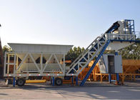 China Mueble concreto listo de la planta de la mezcla del lote con poder del mezclador de los silos de cemento 30kw fábrica