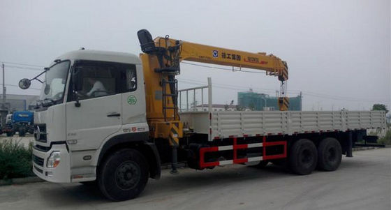 capacidad de elevación montada camión móvil de la grúa del cargador del camión de la grúa 245hp 12 toneladas