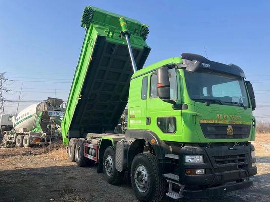 Sinotruk Howo 8x4 Dump Truck Tipper 440hp 35 toneladas Usado Dump Trailer Caja de gran capacidad