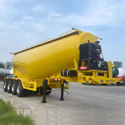 2/3/4 ejes 40 M3 45 CBM camión de cemento a granel camión de transporte de polvo semirremolque
